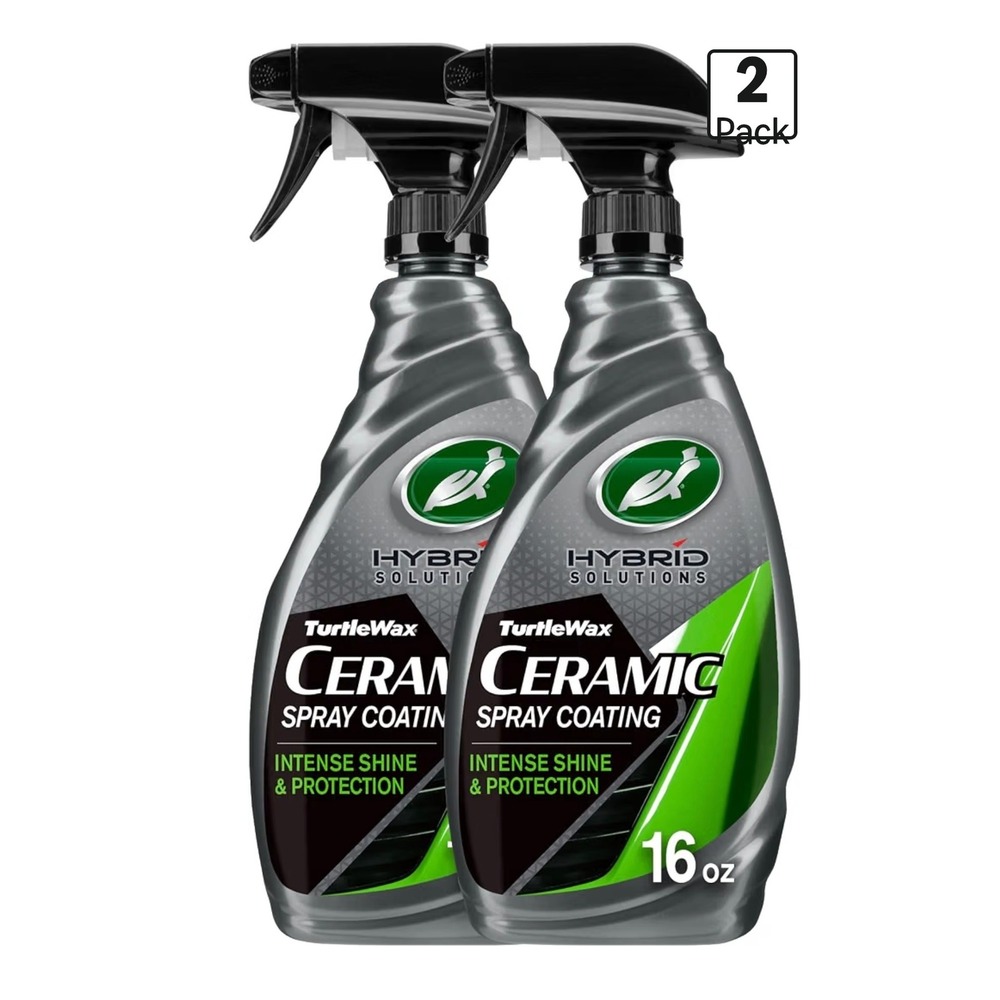 2 Pack Turtle Wax Hybrid Solutions Ceramic Spray Coating 16oz 53409 High Gloss